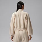Jordan Brooklyn Fleece 女款短版 1/4 拉鍊套頭上衣