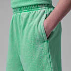 Shorts de French Terry con efecto lavado Brooklyn para niños talla grande Jordan