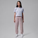 Pants para niños talla grande Jordan Brooklyn French Terry