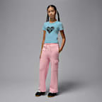 Playera Etched Wood para niños talla grande Jordan