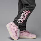 Pants de tejido Fleece plisados para niños talla grande Jordan Jumpman Club
