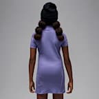 Jordan Big Kids' Mock Neck Ribbed Dress