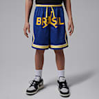 Jordan Essentials Big Kids' Dri-FIT P6 Mesh Diamond Shorts