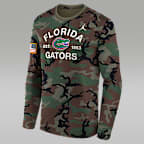 Florida 2025 Military Appreciation Legend Men's Jordan Brand Dri-FIT College Long-Sleeve T-Shirt
