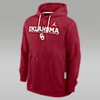 Oklahoma Sideline Men's Jordan Brand Dri-FIT College Pullover Hoodie
