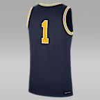 Michigan Wolverines Replica Men's Jordan Brand College Basketball Jersey