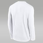 North Carolina Courtside Men's Jordan Brand Dri-FIT College Long-Sleeve T-Shirt