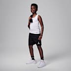 Camiseta de tirantes para niños talla grande Jordan Flight Base (2 piezas)