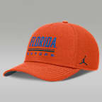 Gorra universitaria marca Jordan Dri-FIT ajustable para hombre Florida Sideline Practice Rise