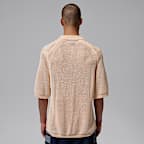 Jordan Flight rövid ujjú, kötött férfipóló