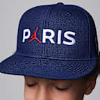ジョーダン パリ サンジェルマン (PSG) ジュニア フラット ブリム キャップ