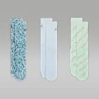 Calcetas Jordan MJ Essentials Poolside para niños talla grande (3 pares)
