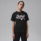 Jordan Big Kids' Puff Floral T-Shirt