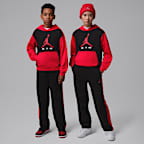 Sudadera con gorro sin cierre Jordan Air para niños talla grande