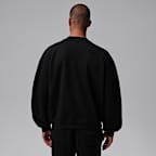 Jordan Brooklyn Men's Oversized Fleece Crew-Neck Sweatshirt