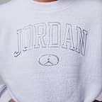 Sudadera de cuello redondo para niños talla pequeña Jordan 1st Baby Blue