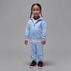 Conjunto de sudadera con gorro sin cierre de 2 piezas infantil Jordan Brookly French Terry