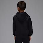 Sudadera con gorro sin cierre 23 Throw It Up para niños talla pequeña Jordan