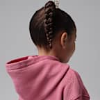 Conjunto de 2 piezas de sudadera con gorro sin cierre infantil Jordan She's An All Star