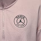 Γυναικείο φλις φούτερ Παρί Σεν Ζερμέν με φερμουάρ στο μισό μήκος