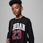 ジョーダン プラクティス フライト ロングスリーブ Tシャツ ジュニア Tシャツ