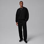 Jordan Brooklyn Men's Oversized Fleece Crew-Neck Sweatshirt