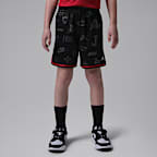 ジョーダン リトルキッズ プリント メッシュ テーピング ショートパンツ