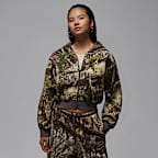 Jordan Brooklyn Fleece Women's Realtree Mod Crop Full-Zip Hoodie