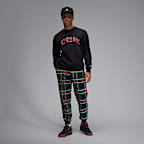 Jordan Essentials Men's Fleece Crew-Neck Sweatshirt