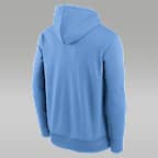 North Carolina Team Stacked Men’s Jordan Brand Therma College Pullover Hoodie