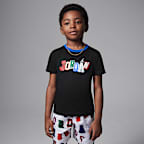 Conjunto de shorts de dos piezas para niños talla pequeña Jordan Court of Legends