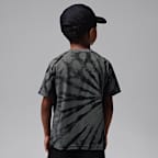 Playera tie-dye Geo para niños talla pequeña Jordan
