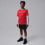 Jordan Big Kids' Acid Wash French Terry Shorts