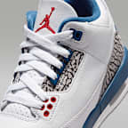 Air Jordan 3 Retro "True Blue" Big Kids' Shoes
