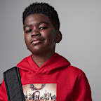 Sudadera con capucha sin cierre para niño talla grande Air Jordan