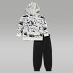 Jordan Brooklyn Fleece Toddler 2-Piece Holiday Set - Sail