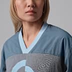 조던 브루클린 여성 우븐 긴팔 그래픽 풀오버