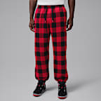 Pants de tejido Fleece cepillado con puños para hombre Jordan Brooklyn