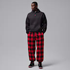 Pants de tejido Fleece cepillado con puños para hombre Jordan Brooklyn