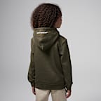 Sudadera con gorro sin cierre de tejido Fleece para niños talla grande Jordan Flight MVP