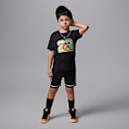 Jordan Customized Air Little Kids' Flame T-Shirt