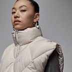 조던 브루클린 여성 써마 핏 퀼팅 패딩 베스트