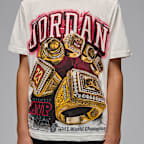 Playera 6 Rings para niños talla grande Jordan