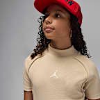 Jordan Older Kids' Mock-Neck Ribbed Dress