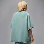 Jordan Flight Fleece 女款寬版短袖毛圈布上衣