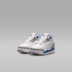 Jordan 3 Retro 'True Blue' Baby/Toddler Shoes