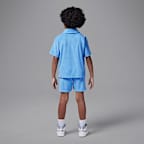 Conjunto de campamento de tela de felpa de dos piezas para niños talla pequeña Jordan