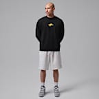 Jordan Brooklyn Space Jam Men's Vault Fleece Crew-Neck Sweatshirt