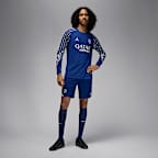 Paris Saint-Germain Strike Fourth 男款 Jordan Dri-FIT 足球針織短褲