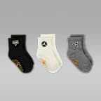 Jordan Baby (12–24M) 'See Me Shine' Gripper Socks (3 Pairs)